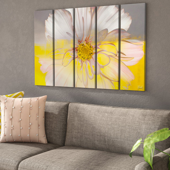 Painted Petals XXXIV by Tristan Scott - 5 Piece Wrapped Canvas Graphic Art Print Wade Logan®