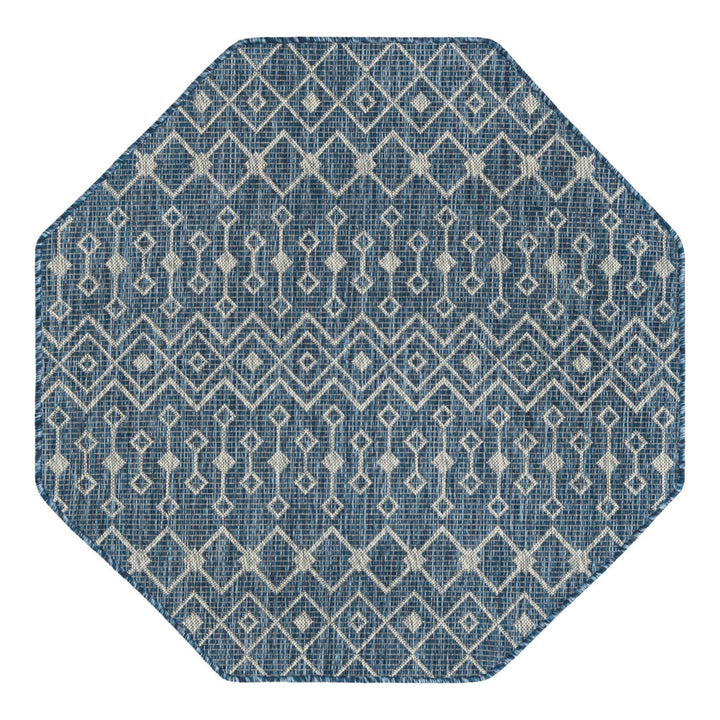 Innsbrook Southwestern Power Loom Teal Indoor/Outdoor Area Rug Laurel Foundry Modern Farmhouse® Rug Size: Octagon 4' x 4'