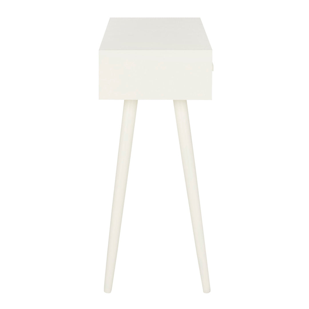 Brycon 41.8" Console Table George Oliver Color: Distressed White