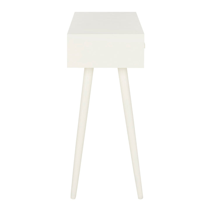 Brycon 41.8" Console Table George Oliver Color: Distressed White