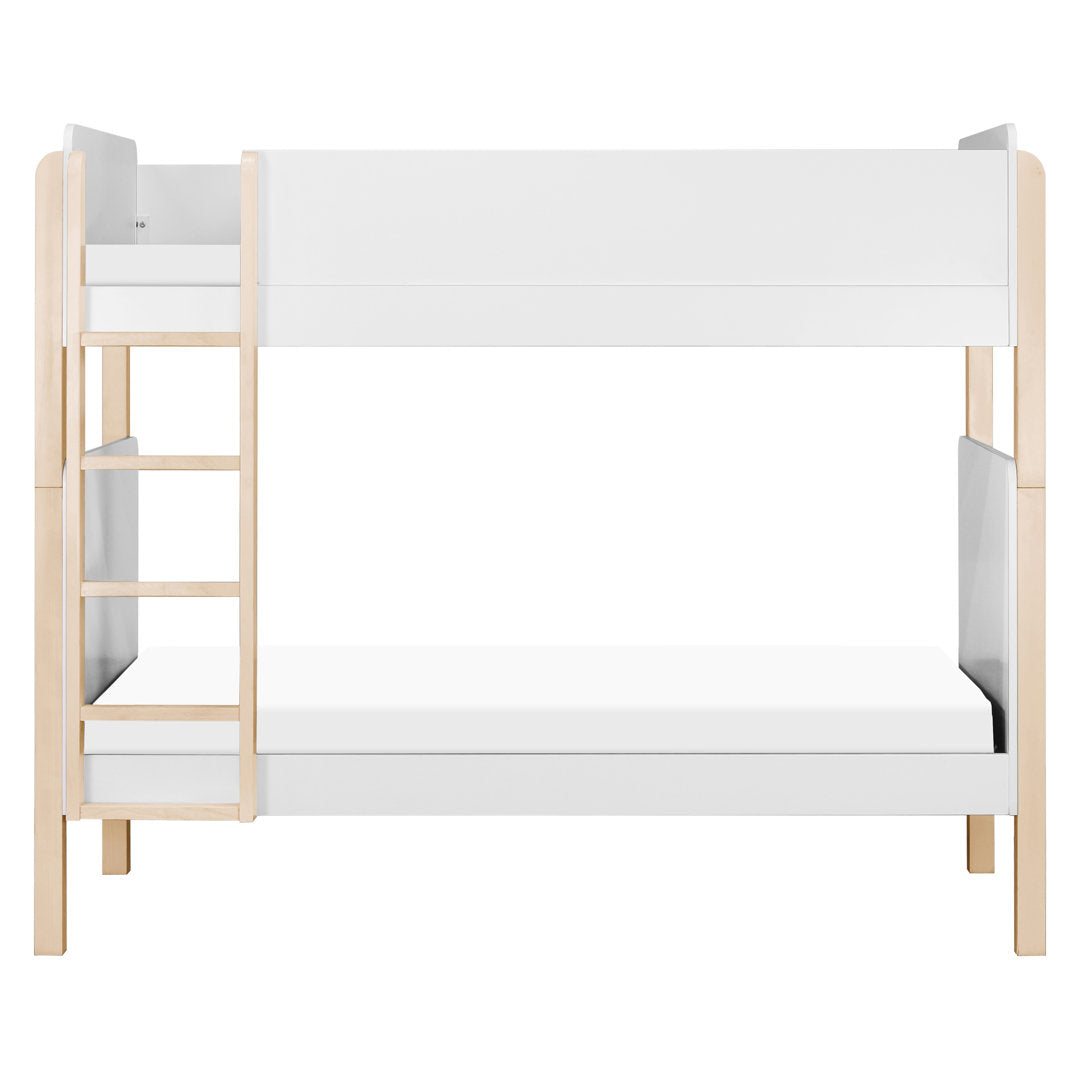 TipToe Twin Bunk Bed babyletto Color: White/Light Brown