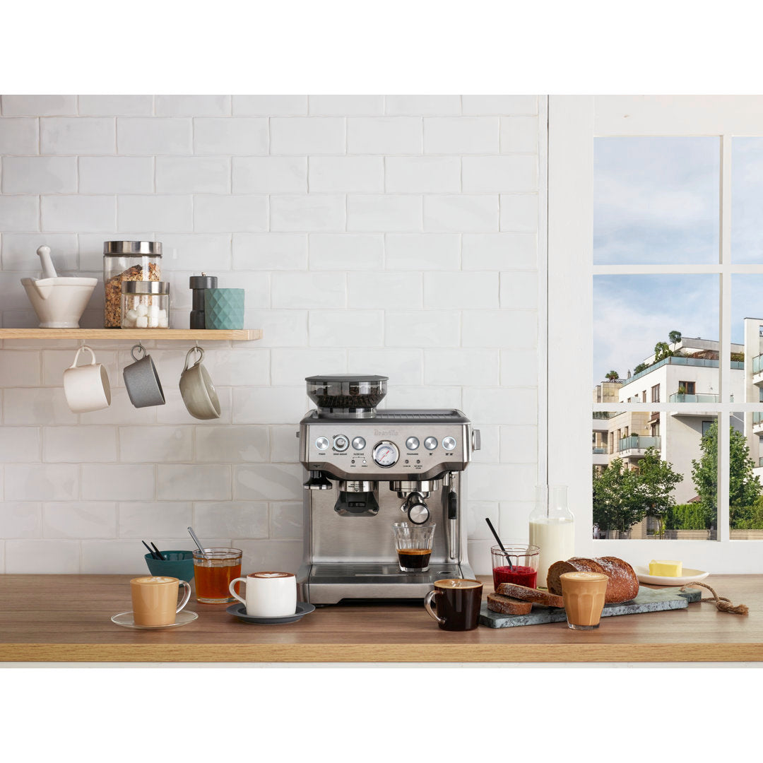 Breville the Barista Express™ Coffee & Espresso Maker Breville Color: Silver