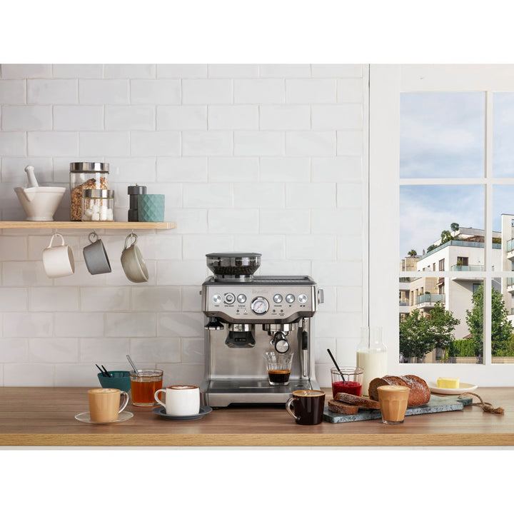 Breville the Barista Express™ Coffee & Espresso Maker Breville Color: Silver