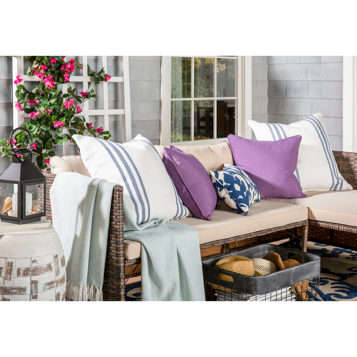 Square Pillow Cover & Insert (Set of 2) Blazing Needles Color: Grape