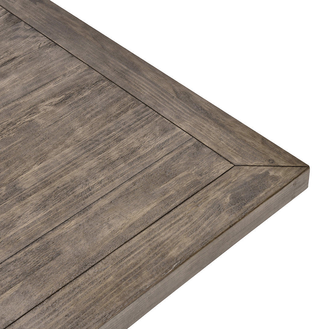 Kinston 78" Solid Wood Trestle Dining Table Birch Lane™ Color: Distressed Brown