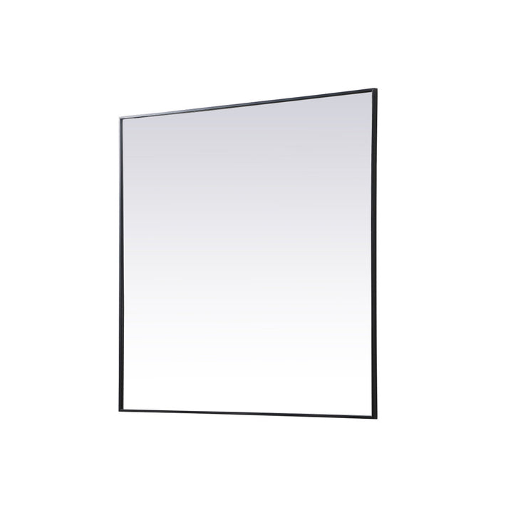 Valparaiso Accent Mirror Wade Logan® Size: 48"  x 48"  Finish: Black