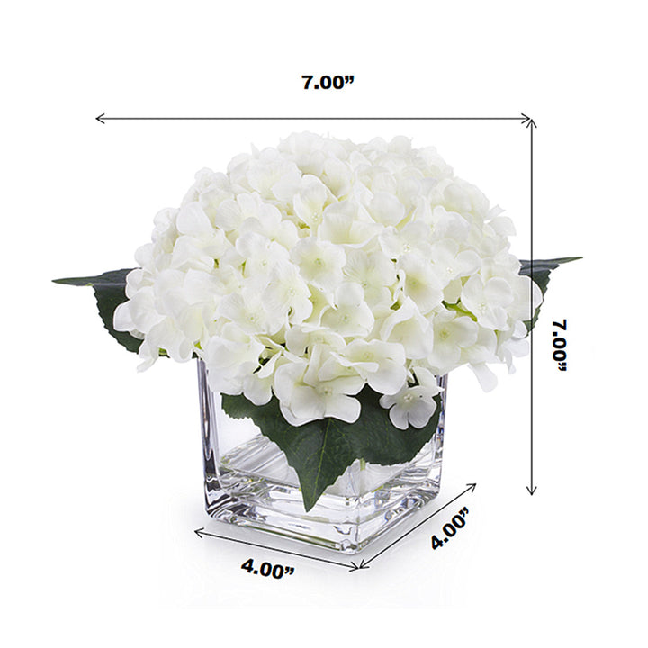 Hydrangea Floral Arrangement in Vase House of Hampton®