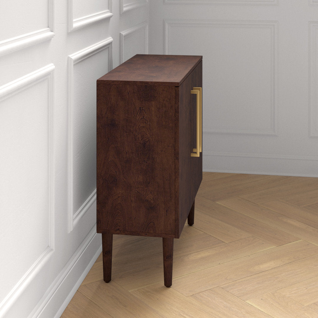 Ayinde 2 - Door Accent Cabinet Wade Logan® Color: Mahogany