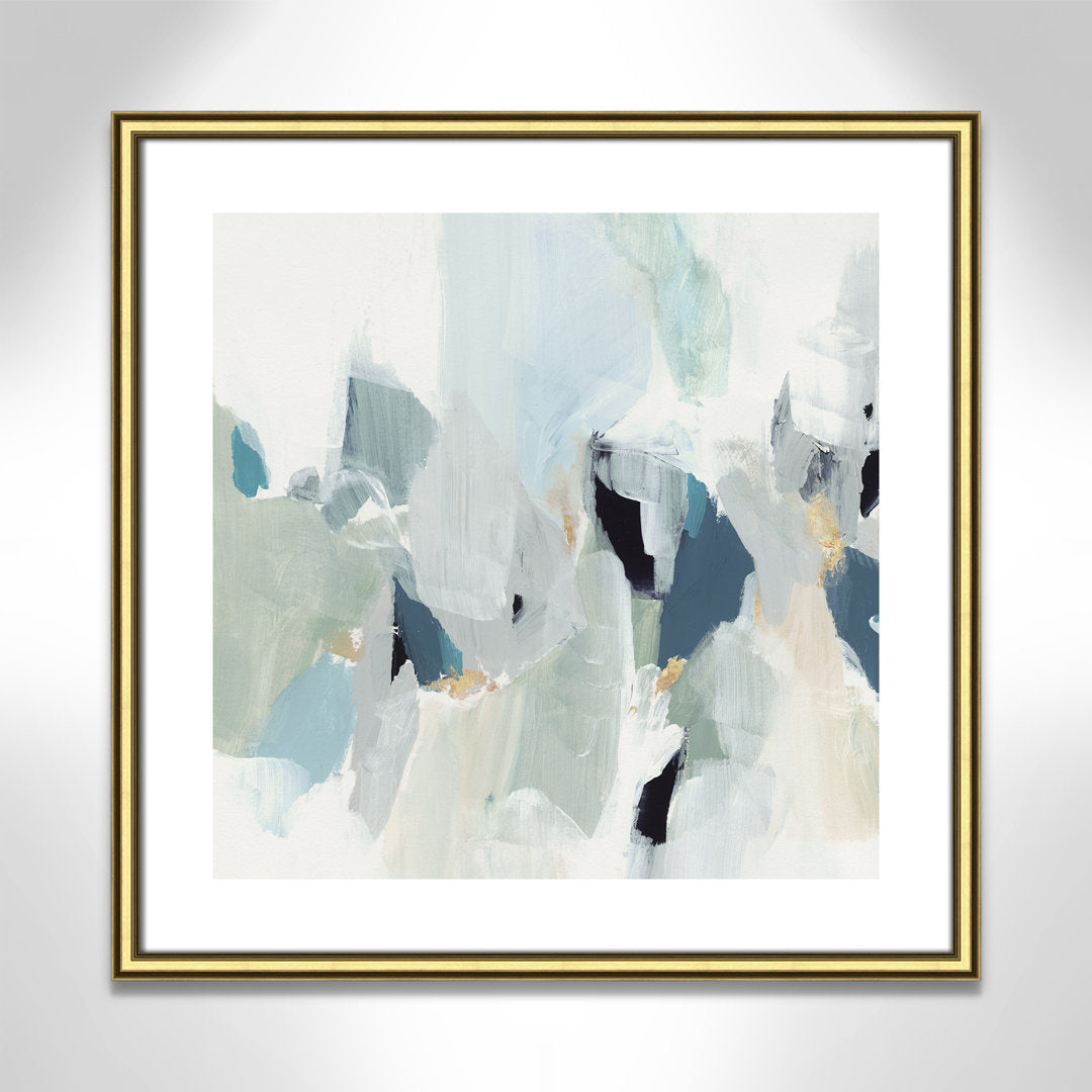 Little Talks III' by Isabelle Z - Painting Print Casa Fine Arts Size: 24.75" H x 24.75" W x 0.88" D Format: Gold Framed Paper