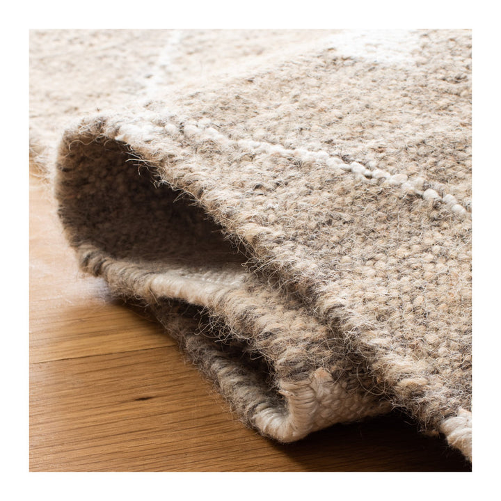 Natural Kilim Hand Woven 60% Wool, 20% Viscose, And 20% Cotton Geometric Rug Union Rustic Rug Size: Runner 2'3" x 12'