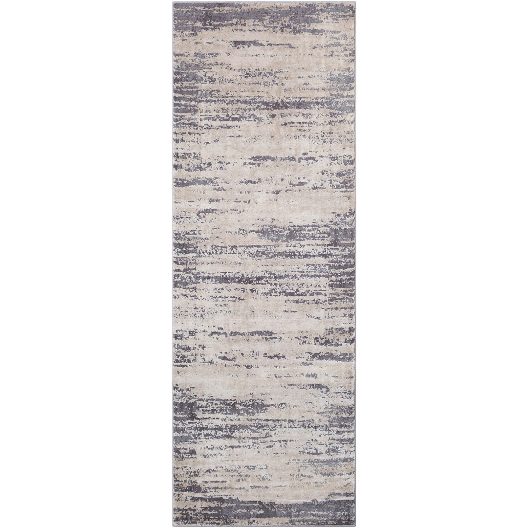 Bridgeton Abstract Gray/Khaki Area Rug Greyleigh™ Rug Size: Square 7'10"