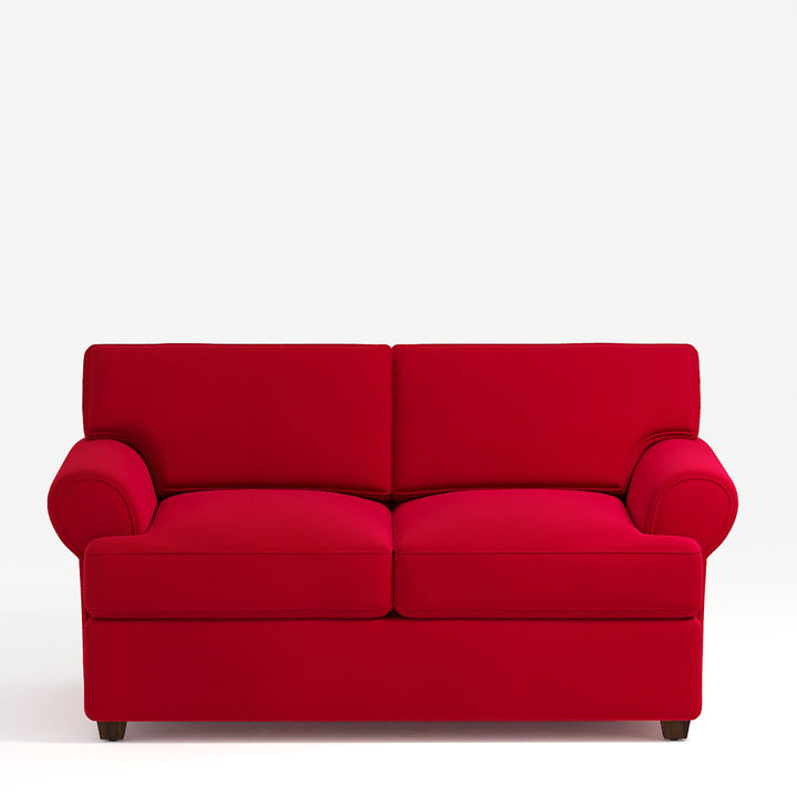 67" Recessed Arm Loveseat Birch Lane™ Fabric: Bayou Flame Canvas