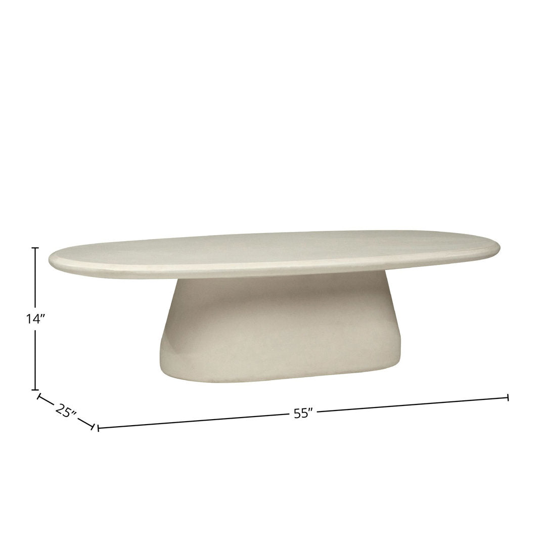 Avry Stone/Concrete Coffee Table AllModern