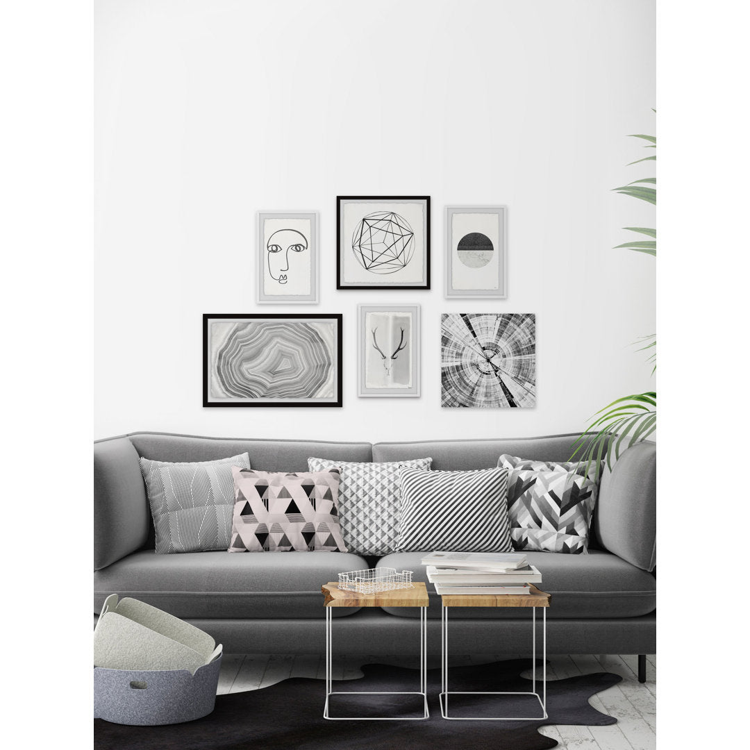 Radial Forms' Hexaptych Highland Dunes
