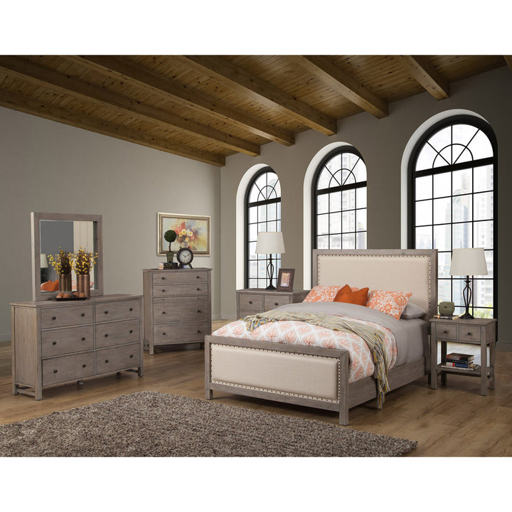 Crawley Upholstered Low Profile Standard Bed Laurel Foundry Modern Farmhouse® Size: California King
