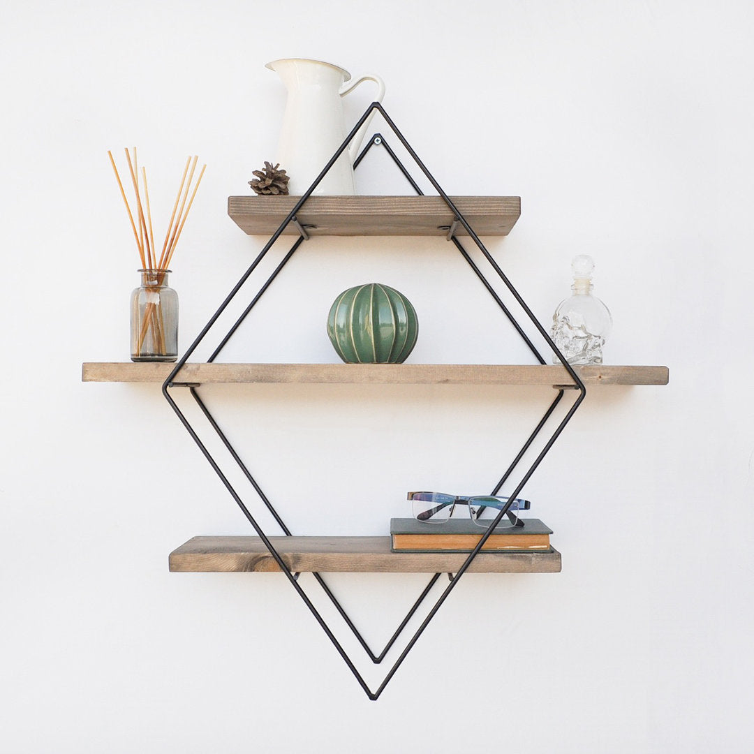 Alyssa 3 Piece Diamond Solid Wood Tiered Shelf Mistana™