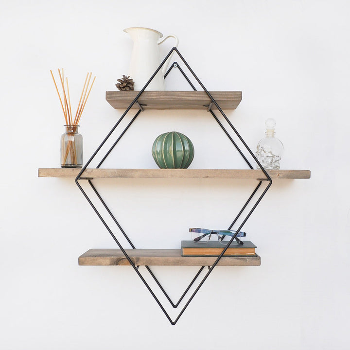 Alyssa 3 Piece Diamond Solid Wood Tiered Shelf Mistana™