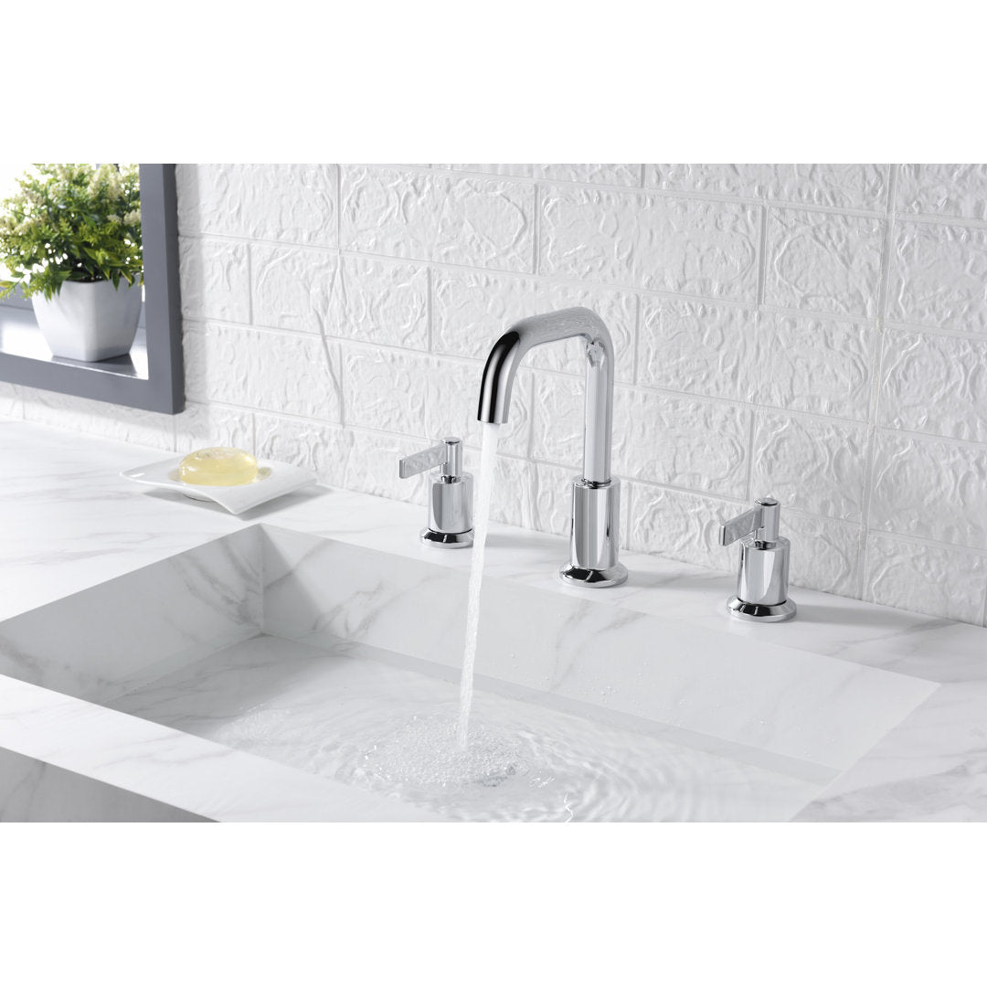 Kree Widespread Bathroom Faucet with Drain Assembly Ultra Faucets Finish: Polished Chrome