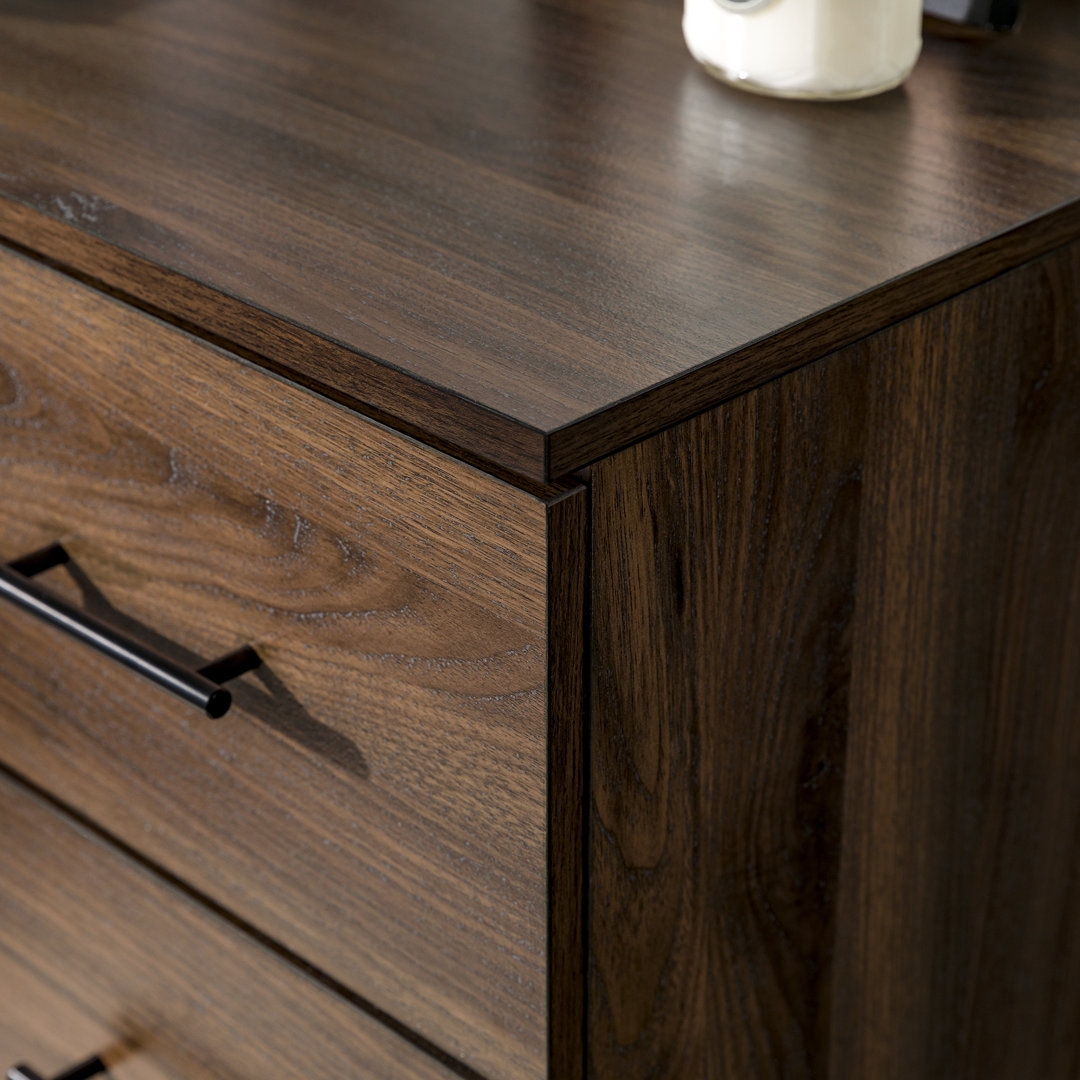 Cambi 4 Drawer 30" W Chest Wade Logan® Color: Dark Walnut/Dark Walnut