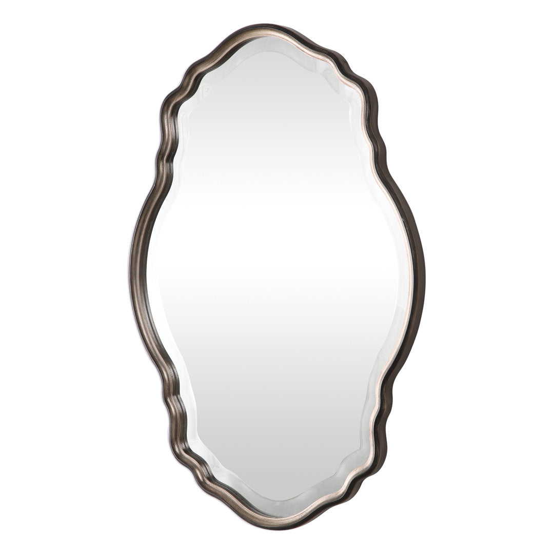 Oaklynn Modern & Contemporary Beveled Mirror Three Posts™ Finish: Dark Bronze