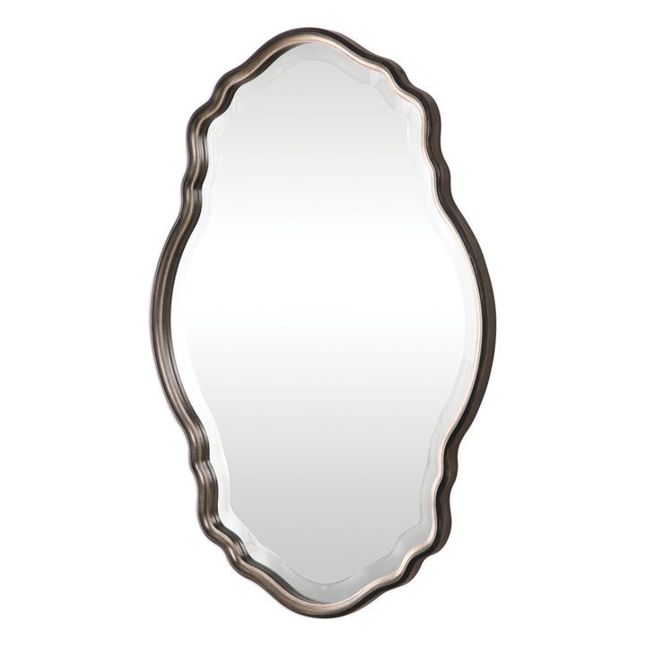 Oaklynn Modern & Contemporary Beveled Mirror Three Posts™ Finish: Dark Bronze