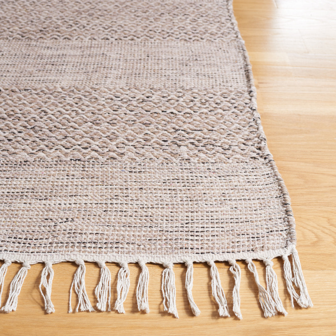 Bester Hand Woven Cotton Geometric Rug Dakota Fields Rug Size: Rectangle 8' x 10'