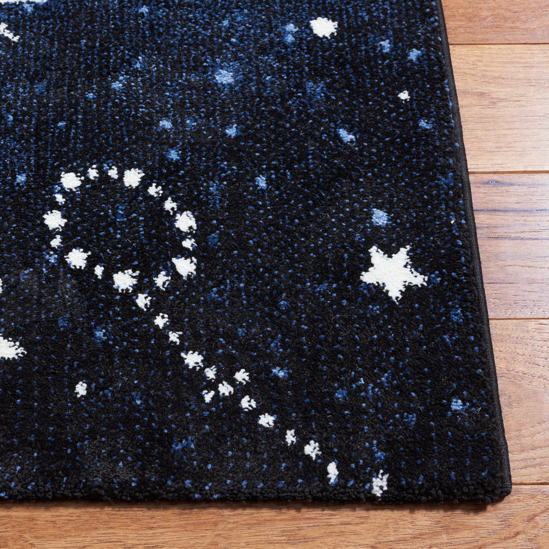 Highfill Dark Blue/Light Blue Area Rug Viv + Rae™ Rug Size: Runner 2'3" x 12'