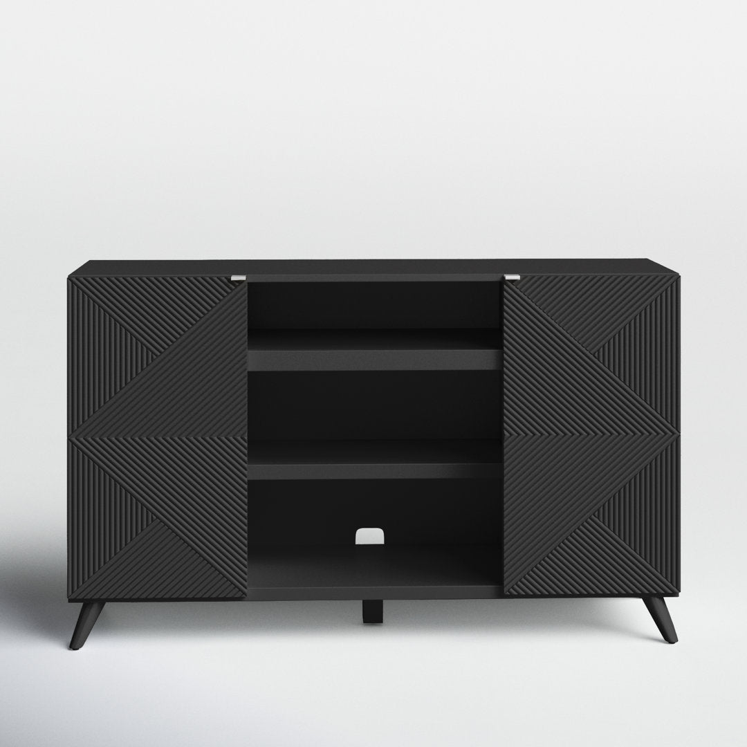 Baldewijn TV Stand for TVs up to 65" Wade Logan® Color: Black