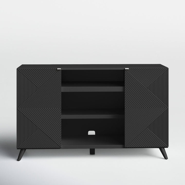Baldewijn TV Stand for TVs up to 65" Wade Logan® Color: Black