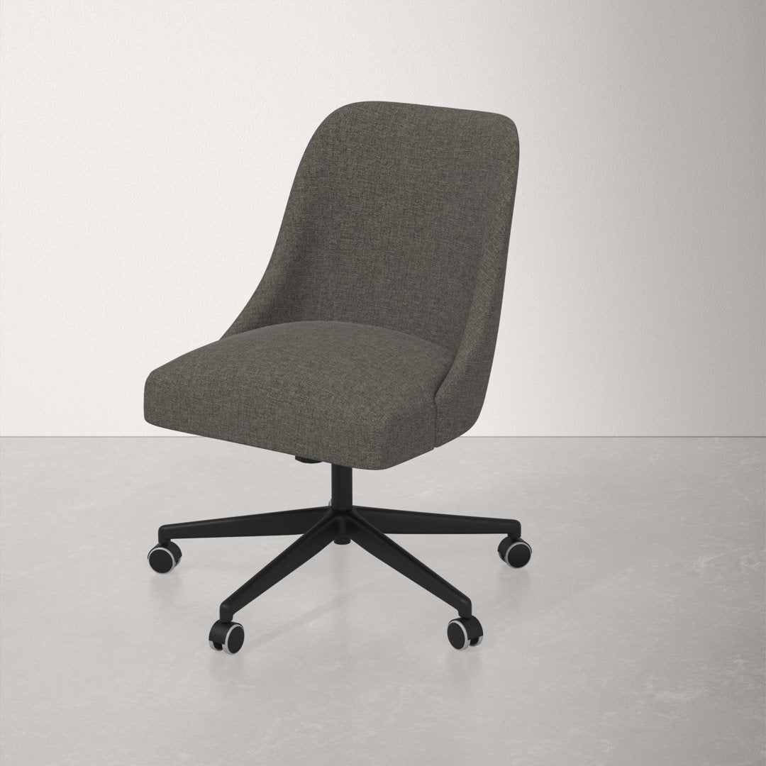 Acosta Task Chair AllModern Upholstery Color: Zuma Charcoal Textured Linen
