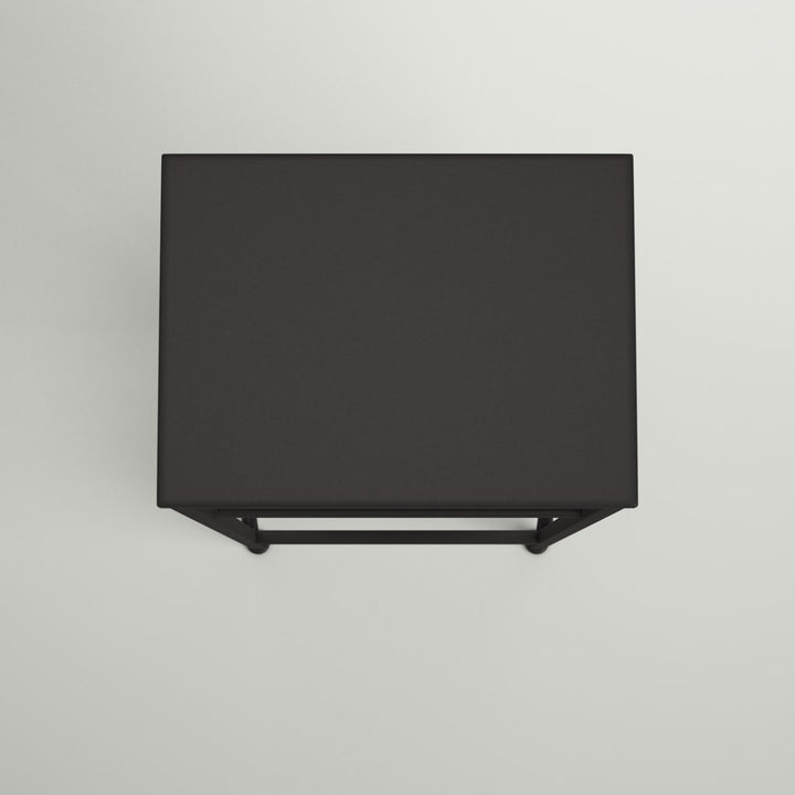 Arveda Home Bar, Wine Rack, Metal, Black, Black, Transitional Lark Manor™ Finish: Black