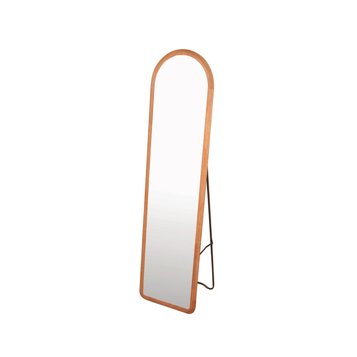 Norphlet Arched Full Length Mirror with Stand, Fully Assembled Dressing Wall-Mounted Mirror Wade Logan®