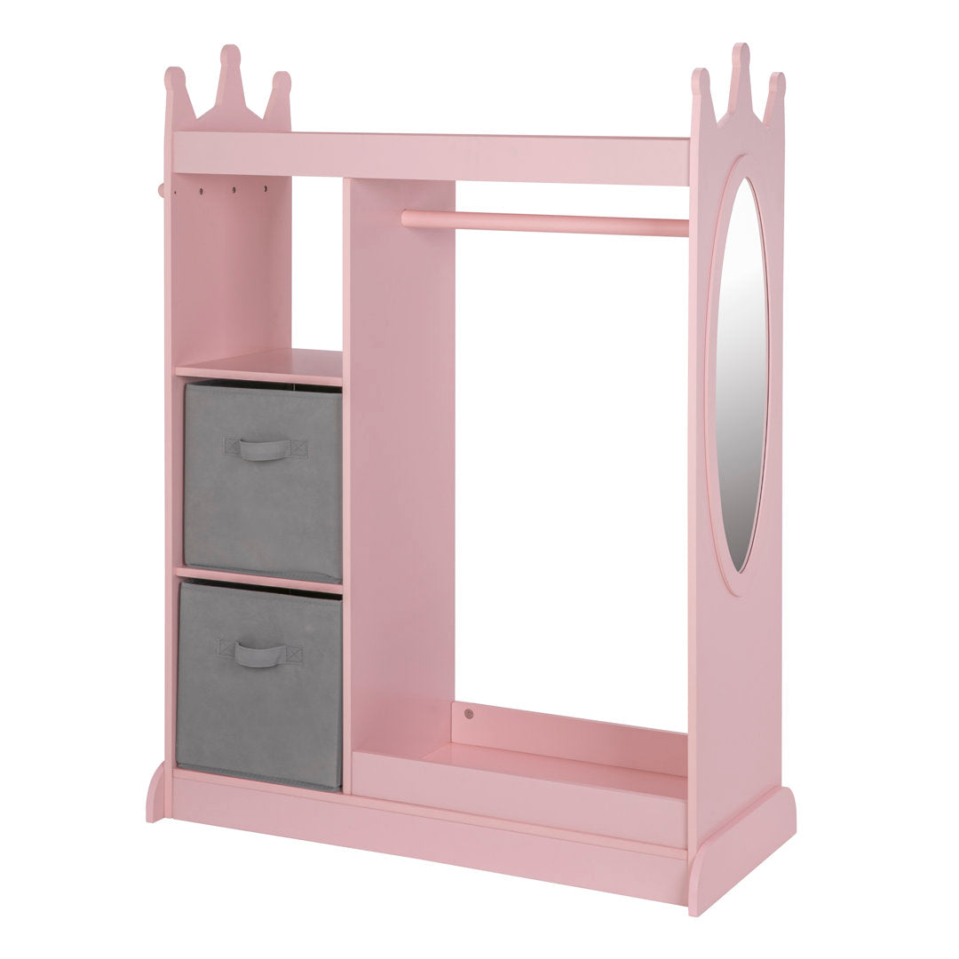 Helen Armoire Gemma Violet Color: Pink