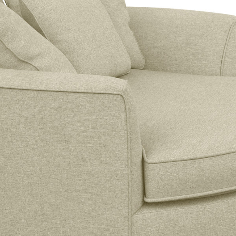 Ashonte Anjuan 61" Wide Polyester Barrel Chair Wade Logan® Fabric: Jango Sandstone