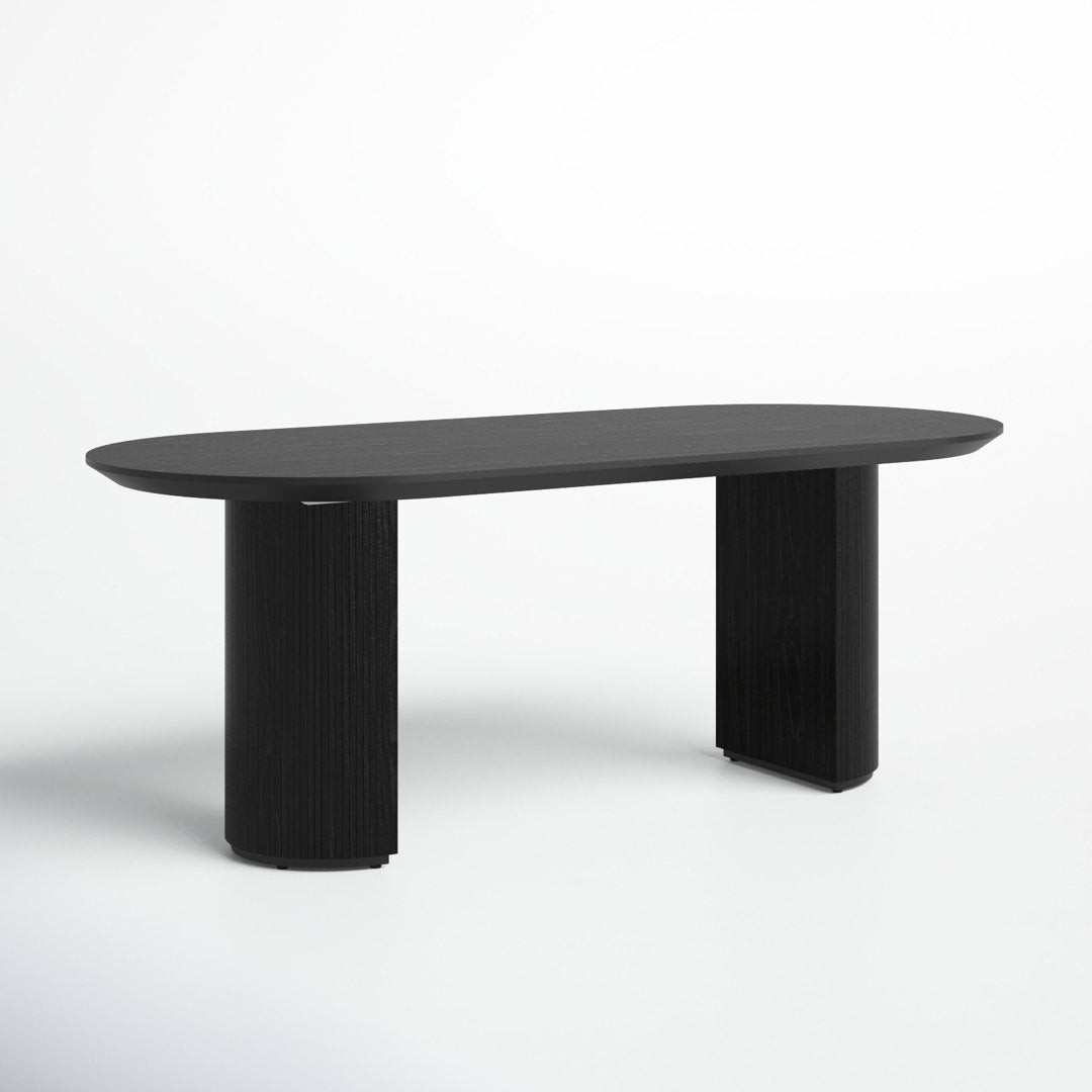 Abberton 78.7'' Dining Table Joss & Main Color: Black