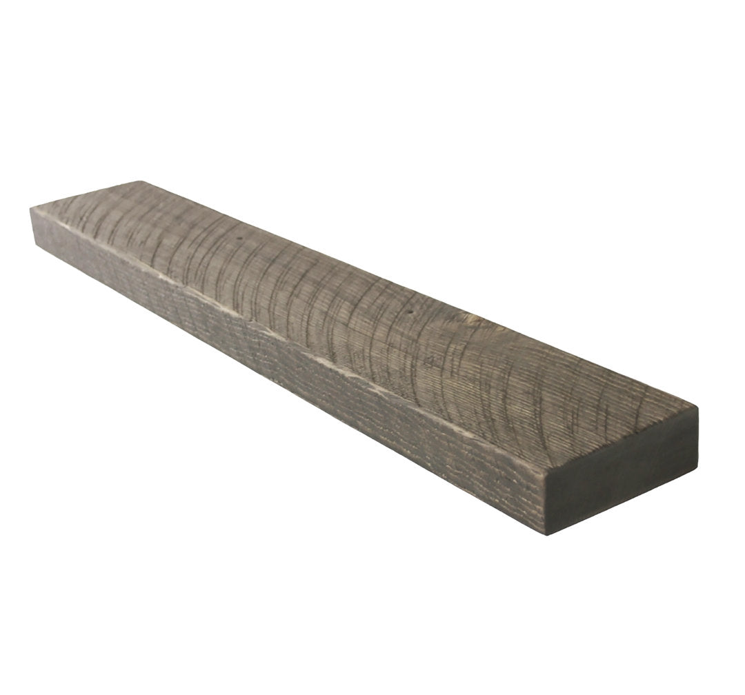 Eneas Pine Solid Wood Floating Shelf Millwood Pines Size: 2" H x 30" W x 6" D Finish: Gray