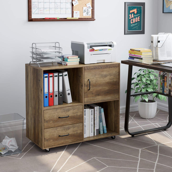 Valles 2-Drawer Lateral Filing Cabinet Union Rustic Color: Rustic Brown