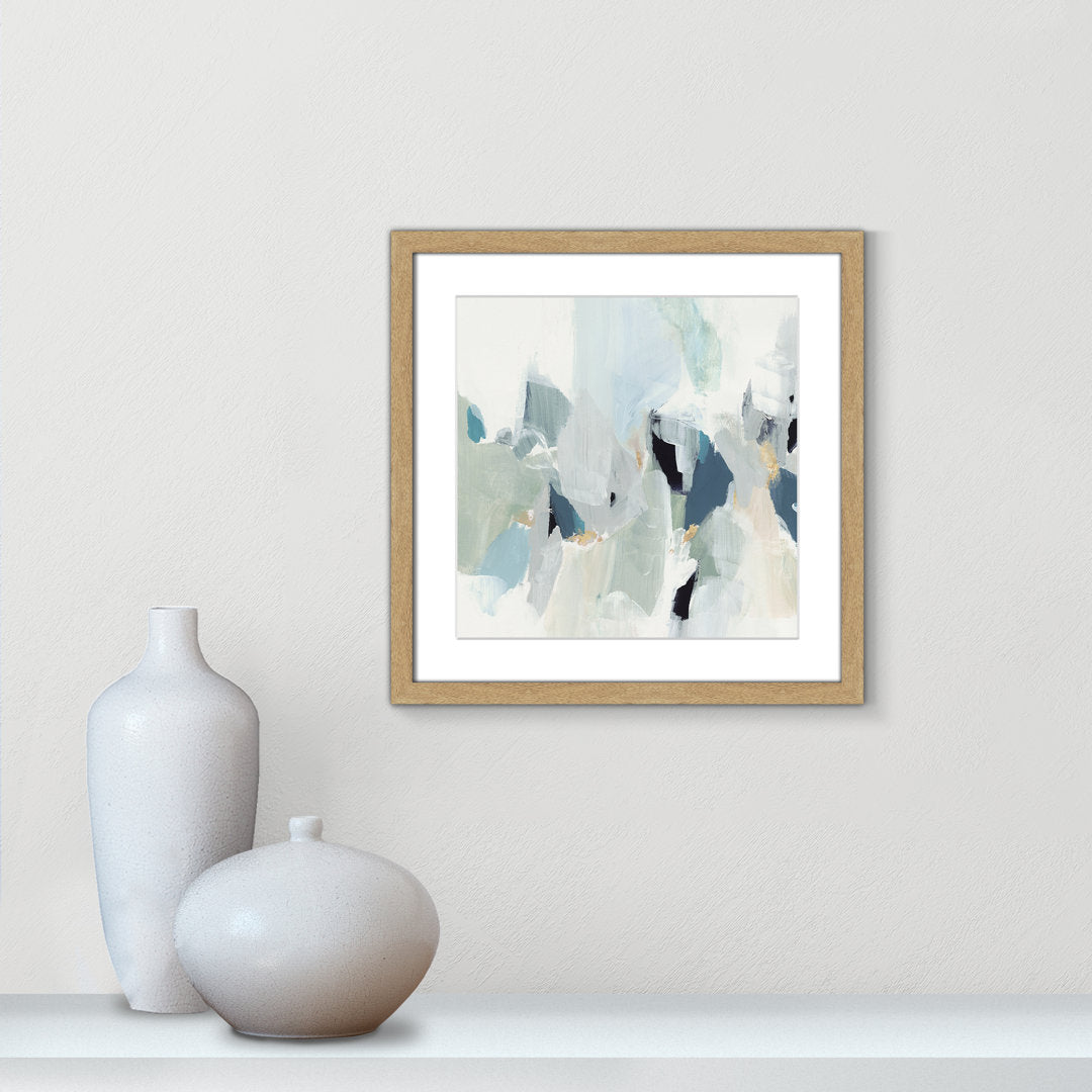 Little Talks II by Isabelle Z - Picture Frame Print on Canvas Casa Fine Arts Size: 17" H x 17" W x 1.25" D Format: Natural Picture Framed Paper