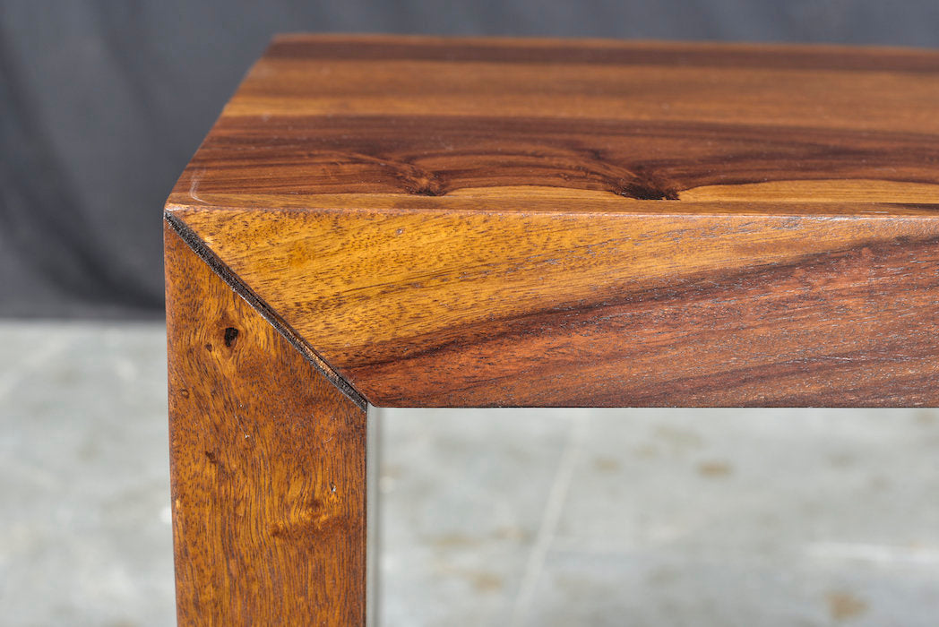 Luro Sheesham Wood Bench Union Rustic Size: 18" H x 60" W x 14" D