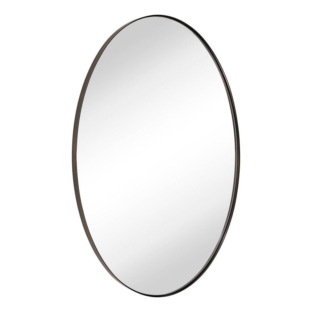 Javell Bathroom Mirror Ebern Designs Size: 36" x 24" Finish: Oil Rubbed Bronze