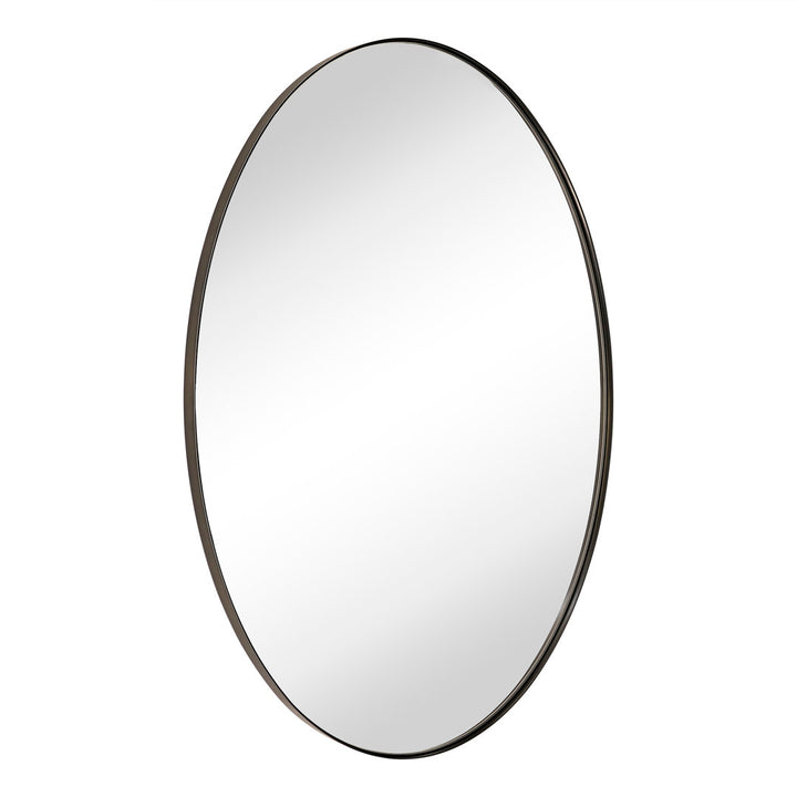 Javell Bathroom Mirror Ebern Designs Size: 36" x 24" Finish: Oil Rubbed Bronze