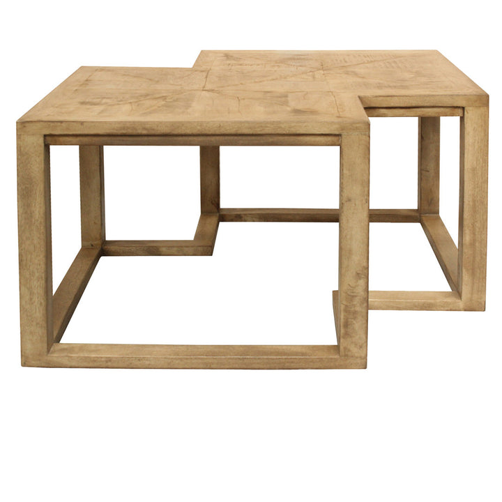 Algoma Solid Wood Frame Coffee Table The Twillery Co.®