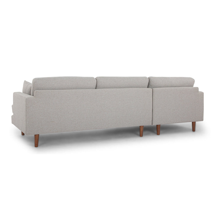 Laguna Upholstered Chaise Sectional AllModern Orientation: Right Hand Facing, Body Fabric: Mushroom Performance Basketweave