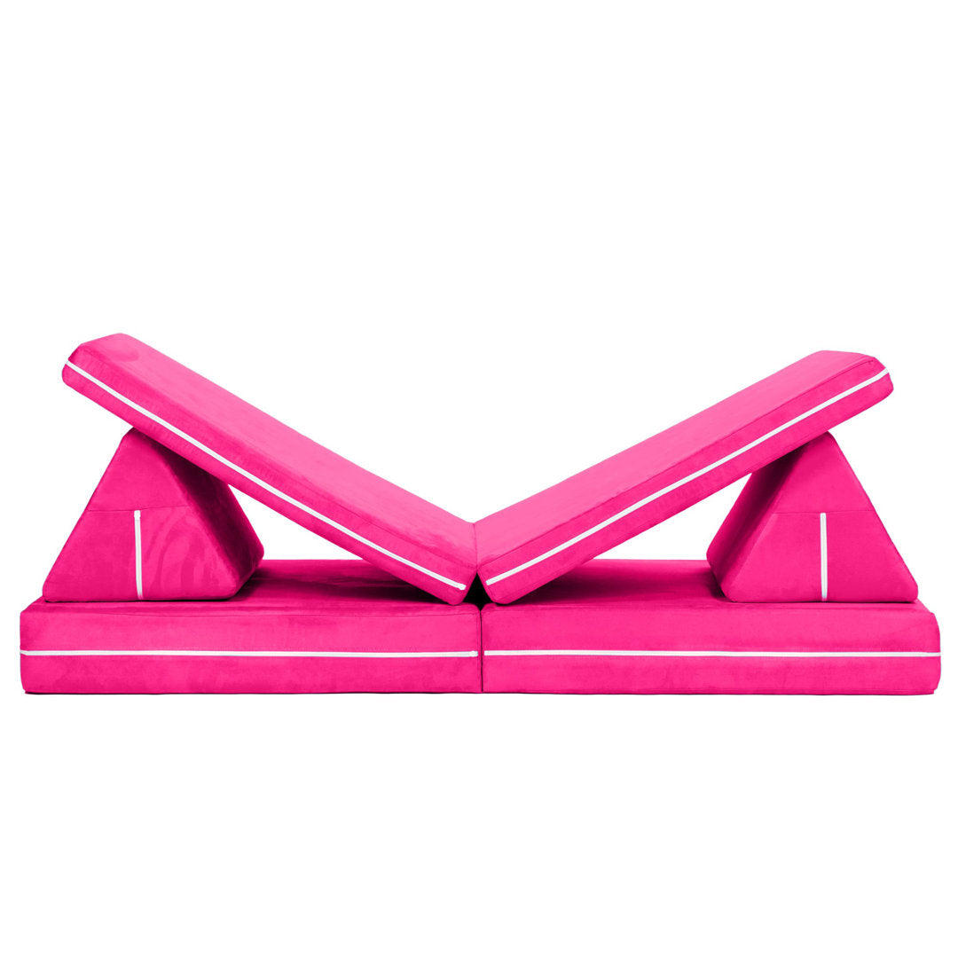 Marrero  Zipline Playscape - Imaginative Furniture Playset for Creative Kids Isabelle & Max™ Color: Fuchsia