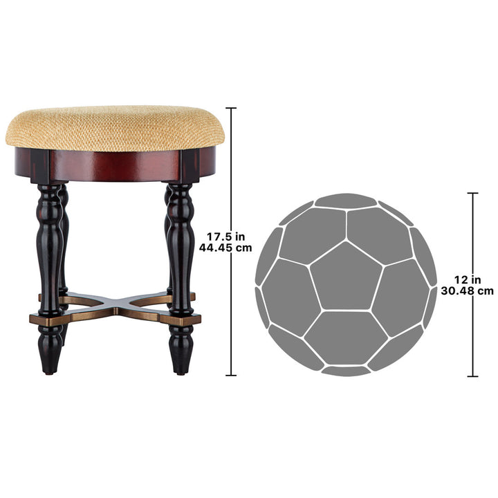 Grand Duchess Boudoir Accent Stool Design Toscano