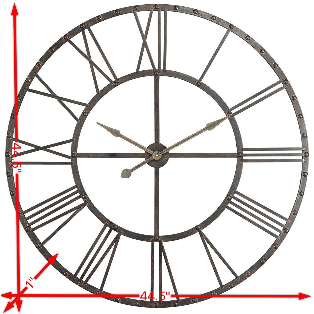 Acerra 44.5" Wall Clock Birch Lane™