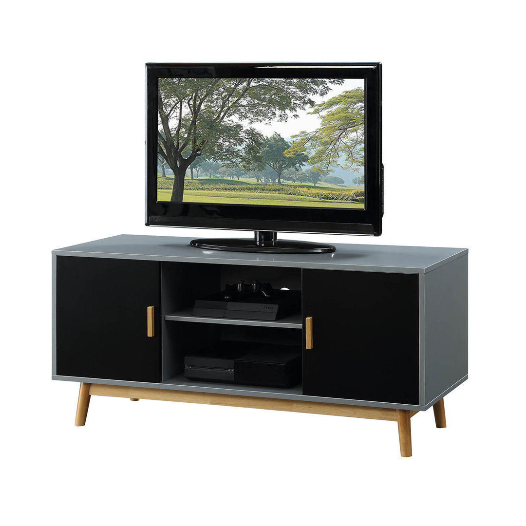 Asten Bartling TV Stand for TVs up to 46" Wade Logan® Color: Gray/Black