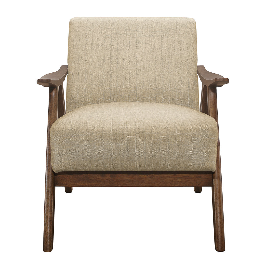 Hofstetter 72.39Cm Wide Polyester Armchair George Oliver Fabric: Light Brown Linen