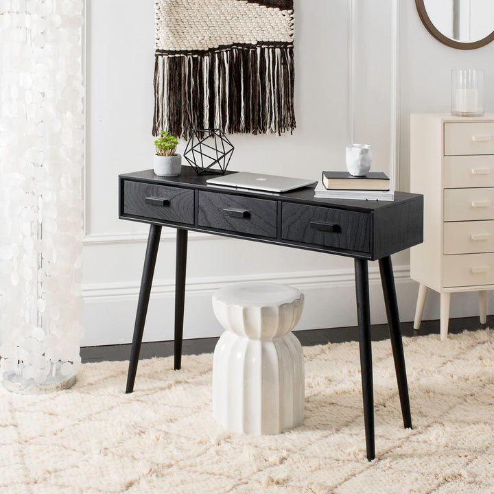 Brycon 41.8" Console Table George Oliver Color: Black