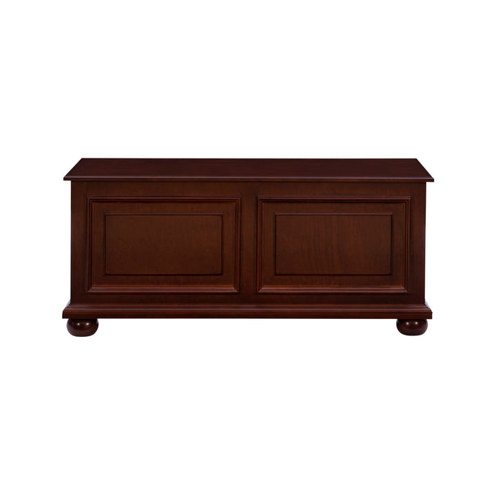 Chapman Solid Wood Blanket Storage Chest Alcott Hill® Color: Rich Cherry Brown